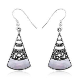 BALI LEGACY Mother of Pearl Earrings in SS